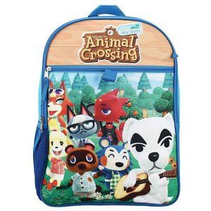 Bioworld 5 Piece Animal Crossing New Horizons Characters Backpack Set School New